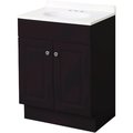 Kd Estanteria 18 x 35 x 16 in. Espresso Vanity with White Cultured Marble Top KD2505764